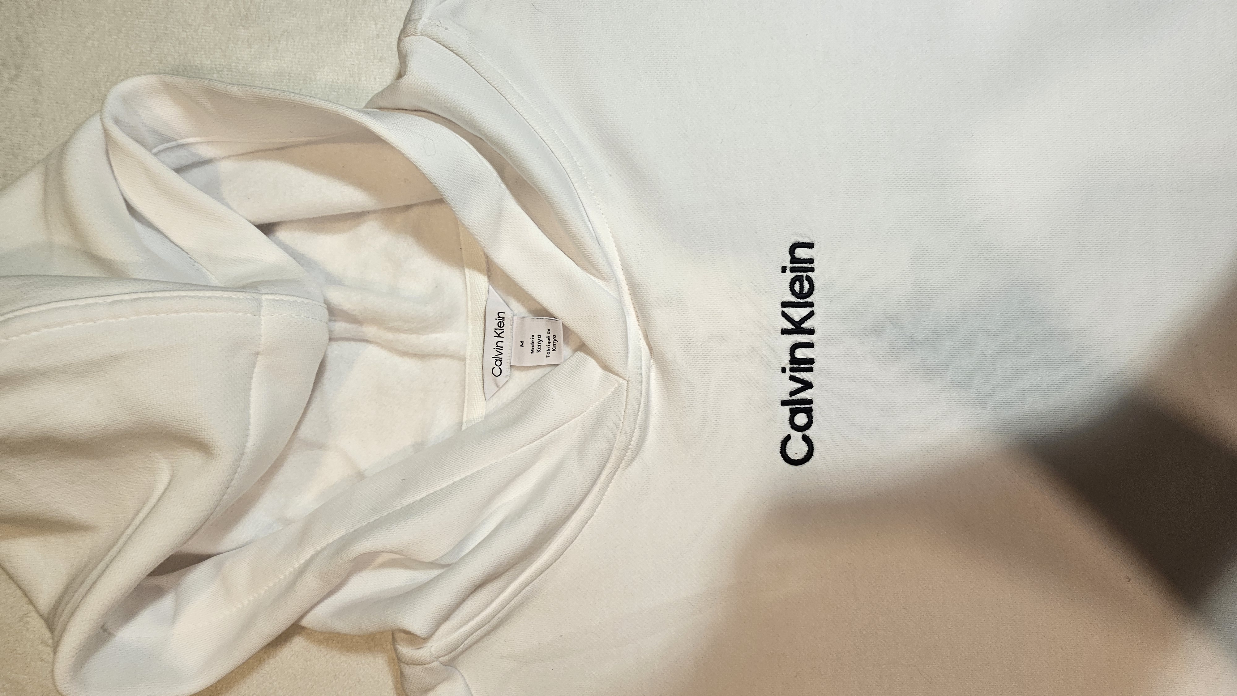 Sudadera Calvin Klein blanca