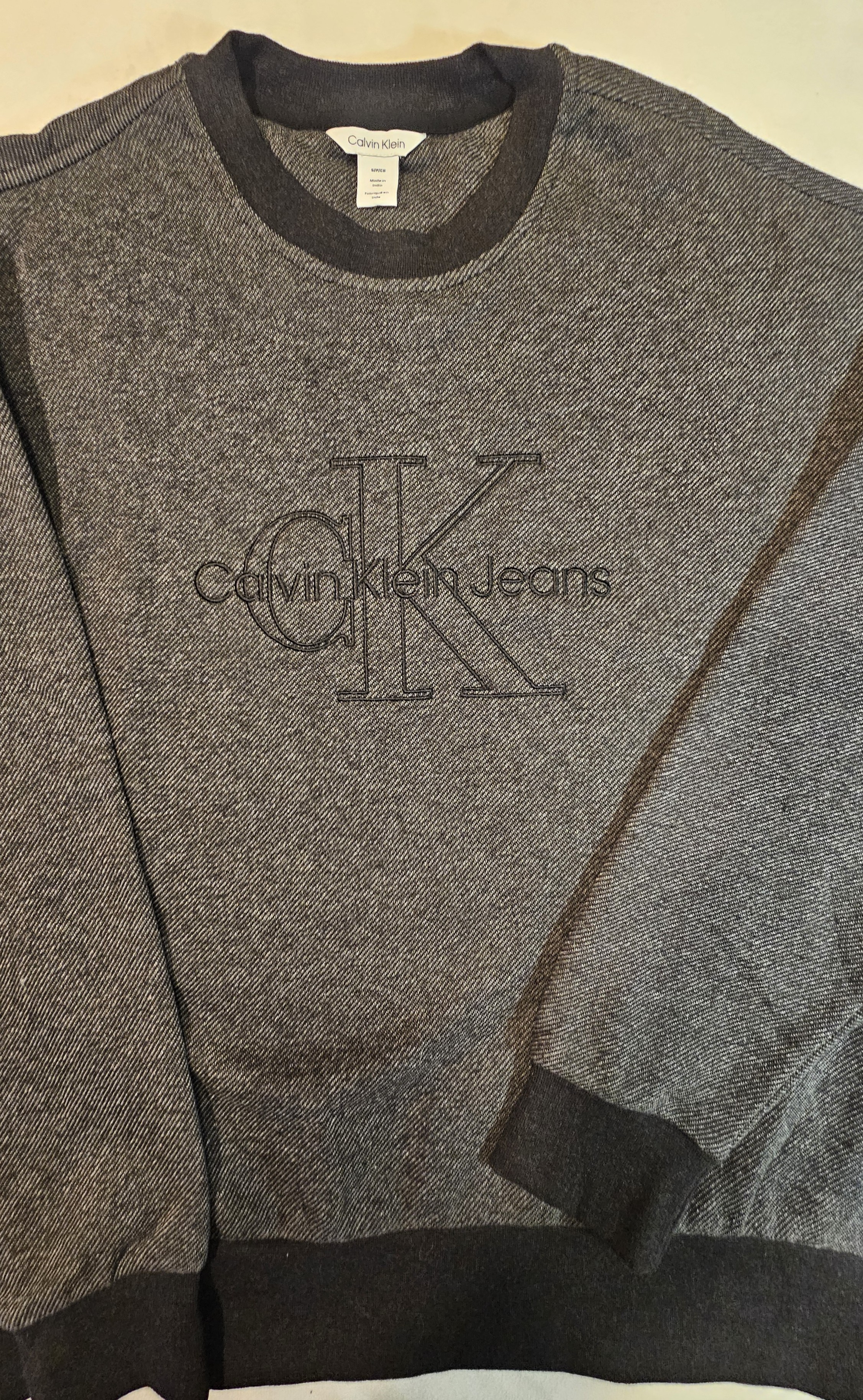 Sudadera Calvin Klein Jeans gris